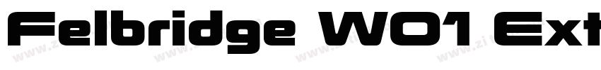 Felbridge W01 Extra字体转换